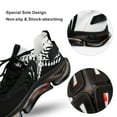 thumbnail image 7 of Keffiyeh Neck Scarf Walking Shoes for Men Woman Lightweight Tennis Fashion Elastic Sports Shoes Cushion Basketball Shoes, 7 of 7