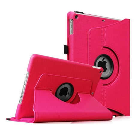 iPad mini 3 / iPad mini 2 / iPad mini Rotating Case - Fintie 360 Degree Swivel Cover with Auto Sleep/Wake, Magenta