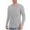 ZA-Gray-sun protection shirts, variant on Men's Sun Shirts Long Sleeve Sun Protection Shirt for Summer Outdoor Crew Neck Solid Basic Tees Loose Fit Top for Dailywear