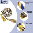 thumbnail image 3 of Uxcell 2Pack 67" Graduation Honor Cord with Tassel Braided Graduation Rope Gold/Blue, 3 of 6