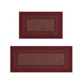 thumbnail image 5 of FLOORHUG Non-slip Kitchen Rug Set, Absorbent Floor Mat Set of 2, Machine Washable Kitchen Mat Set for Kitchen, Bathroom, Laundry Room, Bedroom, 20”x32”+20”x48”, Red, 5 of 7