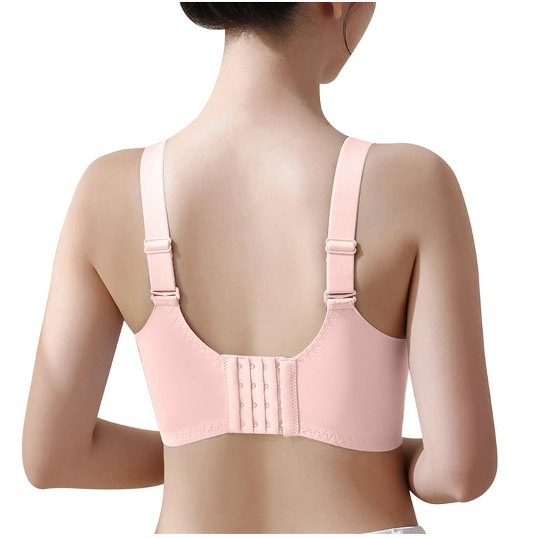 Viadha pasties bras for women Bras Lace Comfortable Breathable Anti-exhaust  Base Non-Steel Ring Non-Magnetic Buckle Beauty Back Underwear