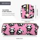 thumbnail image 3 of Easygdp Cute Panda para Estuche de Lápices de Cuero, Estuche de Papelería de Cuero, Estuche de Gran Capacidad con Cremallera, 3 of 7