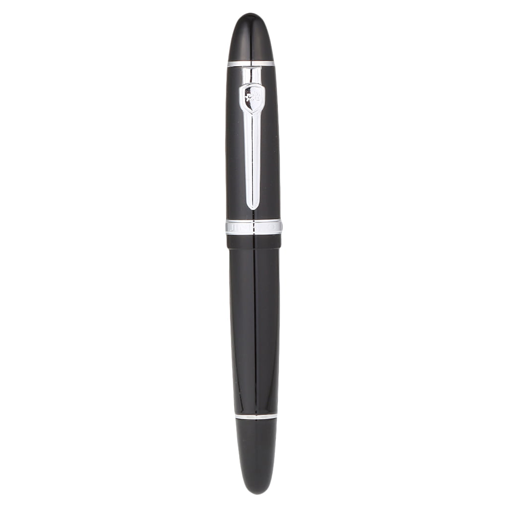 2 xBlack JINHAO 159 Arrow Clip Metal Body Iraurita Nib Fountain Pen Gift 