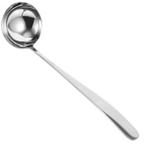 Luxshiny Stainless Steel Household Water Ladle and Soup Spoon, Metal Kitchen Tool for Stirring, Scooping, and Serving