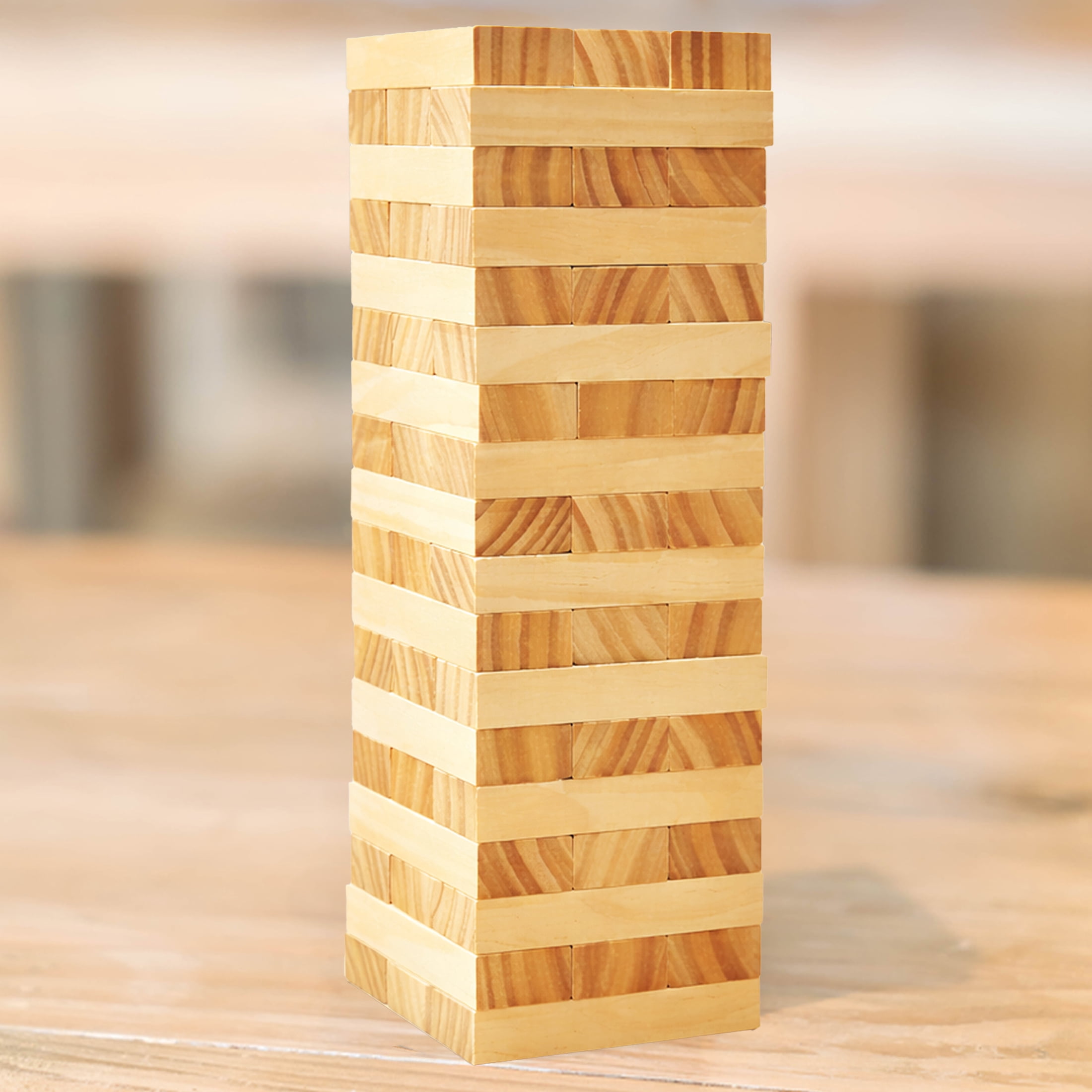 Timber Blox Wooden Stacking Game for Kids and Adults by Great Time Games (Walmart Exclusive)