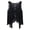 Black, variant on Women Summer Boho Open Stitch Cardigan Sleeveless Hippie Hollow Out Butterfly Vest Crochet Coverups