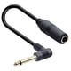 thumbnail image 1 of 1/4' TRS 6.35mm Male to 6.35mm Female Stereo Cable for Guitar Amplifiers, 1 of 3