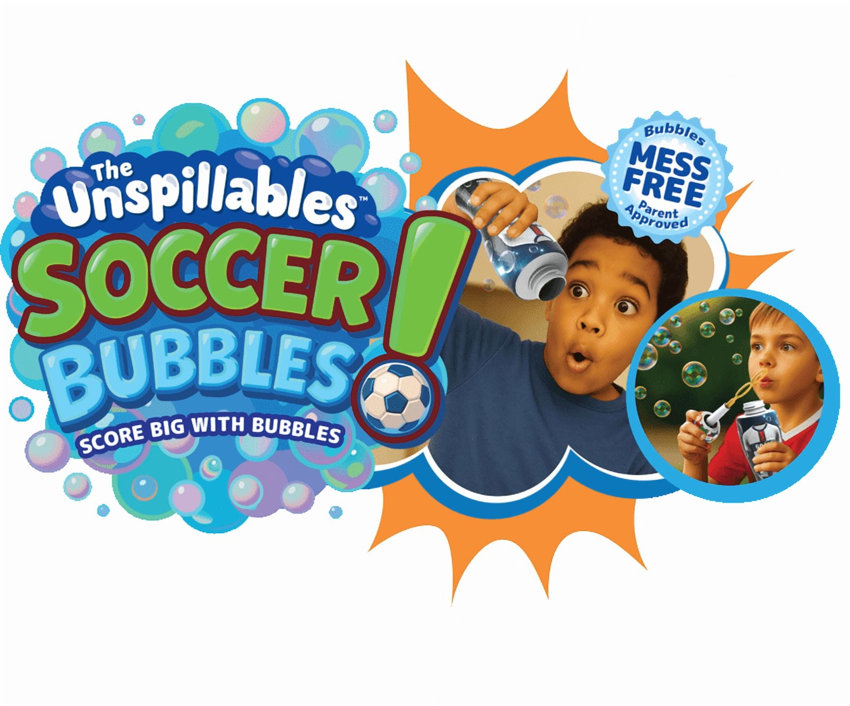 Unspillable Soccer Bubbles - 70ml