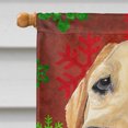 thumbnail image 3 of Carolines Treasures SC9416CHF 28 x 40 Po Labrador Rouge Vert Flocon de Neige Vacances Noël Maison Taille Drapeau de Toile, 3 of 4