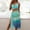 Blue, variant on QIPOPIQ Swimsuits for Women with Swim Skirt Matching Multi-color Printed Swimsuit Tight Fitting Gathering Swimsuit Split Swimsuit Set Bikinis Sets Summer Clearance