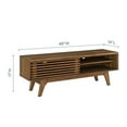 thumbnail image 5 of Modway Particleboard Walnut TV Stand Rectangular Cable Management 17"H x 48"W x 13.5"D Unassembled, 5 of 5