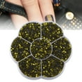 thumbnail image 3 of ESTINK Flat Back Rhinestones,14400Pcs Flat Back Rhinestones Dazzling Colorful DIY Sturdy Iridescent Rhinestones Round Beads for Manicure Makeup,Nail Rhinestones, 3 of 8