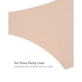 thumbnail image 5 of Braguitas SHARICCA para mujer, sin costuras, bikini descarado, paquete de 7, talla M, 5 of 5