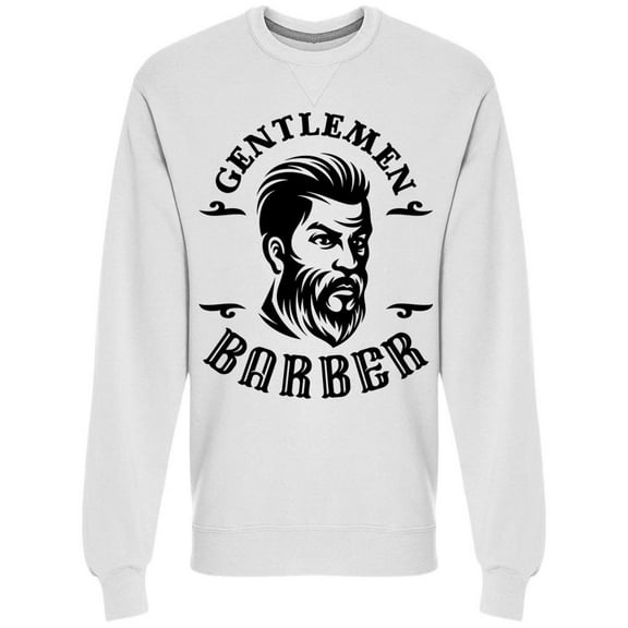 Barber, Gentlemen Sweatshirt Men -Image by Shutterstock, Male Small