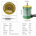 thumbnail image 3 of Hobby Fans 3.175mm Eje 3650 Motor sin escobillas + 60A ESC Combo para 1/8 1/10 RC Car Tmvgtek libre de BPA, 3 of 8
