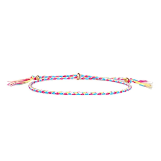 Muñequera Adorno de Mano Minnieouse Pulseras de Hilo ajustable con decoraciones de flecos Tipo 7