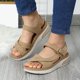 thumbnail image 4 of WILLBEST Sandalias De Plataforma De Verano Para Mujer Con Diseño De Punta Abierta, Suela Gruesa Para Relajación Diaria, Versátiles Para Pantalones Casuales Y Jeans, Ideales Para Climas Cálidos., 4 of 5