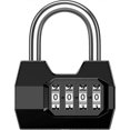 thumbnail image 1 of Combination Padlock, 4-Digit Code Padlock, Resettable Gym Lock, Waterproof for, 1 of 5