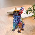 thumbnail image 3 of Estatua de perro de dibujos modelo Amal escultura decorativa estatua coleccionable de , para café al aire libre hogar Bar regalos Colco Figuras decorativas, 3 of 8
