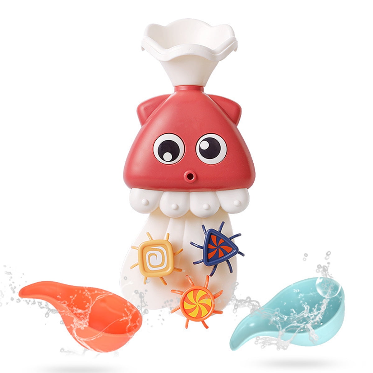 Baby Kids Bath Toys Whale Octopus Waterwheel Shower Spray ...
