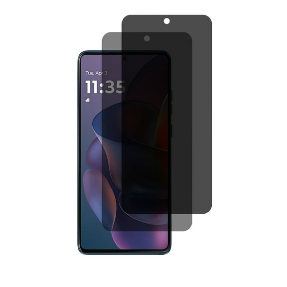 PAPAUTOP [2 Pcs] for Motorola Moto G Stylus 5G 2025 Privacy Anti-Spy Easy Installation Tempered Glass Screen Protector