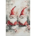 thumbnail image 2 of Addison Rugs Mayfield Premium Machine Washable Transitional Holiday Gnome Ivory Rectangle Rug, 10' x 14', 2 of 7
