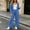 Blue, variant on Hoodie Set Women's Hooded Long Sleeve Regular Fit Elastic Waist Straight Leg Full Length