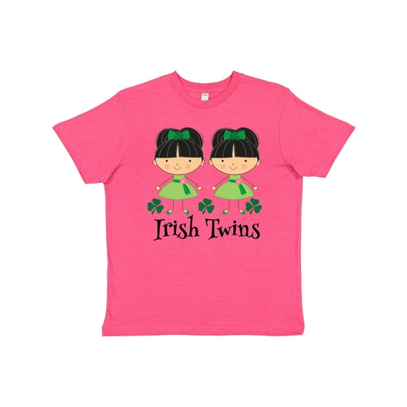 Inktastic Irish Twins St Patricks Girls Youth T-Shirt