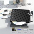 thumbnail image 2 of External CD/DVD Drive for Laptop,7 In 1 USB Ultra-Slim Portable CD/DVD Player Burner, Burner Writer ,Widely Use, 2 of 5