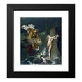 thumbnail image 2 of Jean Auguste Dominique Ingres 12x14 Black Modern Framed Museum Art Print Titled - Angelica Saved by Ruggiero (1819-39), 2 of 5