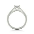 thumbnail image 2 of Kiva Jewel 1.77 Ct Asscher Cut Lab Created Diamond Engagement Ring - 14K White Gold Plated Ring - Wedding Ring for Women's - Perfect Anniversary Gifts for Wife - Stunning Promise Ring for Her, 2 of 7