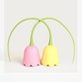 thumbnail image 6 of Electric Cat Toy, Cat Play, Silicone, Yellow Tulip Flower Toy, Obstacle Avoidance, Random Motion, Indoor, Feline Activity, 1 Pc, 6 of 8