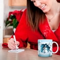 thumbnail image 3 of FHBVT Christmas Inflated Snowman Mug, Santa Ceramic Coffee Mug, 15oz, Perfect Holiday Gift, Ideal for Coffee, Tea, Hot Chocolate, and Winter Decor, Makes Every Sip Special for Christmas Mornings., 3 of 5
