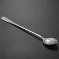 thumbnail image 4 of 3 Pieza Cuchara de Café de Té de Acero Inoxidable de Manejar Cuchara de Helado de CóCtel Cucharas Cubiertos Cabeza Puntiaguda, 4 of 5