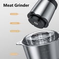 thumbnail image 2 of TJWLP 2 L 2-Speed Food Processor, Silver, 2 of 6
