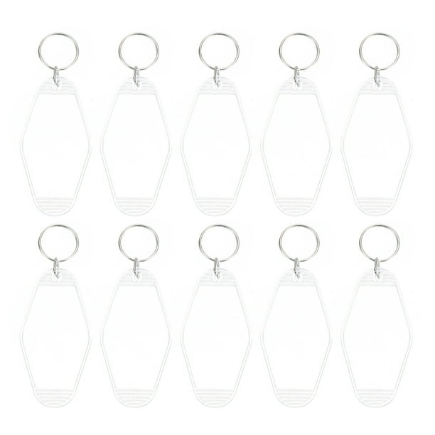 Llave de motel vintage Uxcell, llavero de hotel en blanco, etiqueta retro en forma de rombo, blanco claro