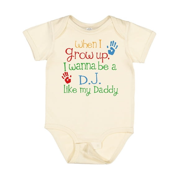 Inktastic DJ Like Daddy Boys or Girls Baby Bodysuit