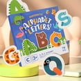 thumbnail image 3 of QJUHUNG Magnetic Alphabet Book - 26 Capital Letters  52 Small Letters  Cute Cartoon Animal Design  Alphabet Cognition  Matching Practice  Convenient Storage  Perfect Holiday Gift, 3 of 4