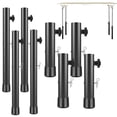 thumbnail image 2 of 4Pcs Folding Table Leg Extenders 20/44cm Rise Levels Adjustable Table Height Extenders for Folding Tables Straight and Bent Legs, 2 of 5