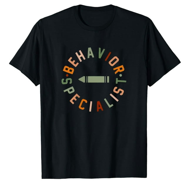 AALJY Behavior Specialist Vintage Behavior Analyst Retro Teacher T-Shirt