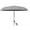 Gray, variant on Eolstice Clip On Camping Chair Umbrella, Summer Beach Sun Shade, Folding Portable Black Coating, Outdoor Beach Chair Fishing Parasol, For Camping Hiking