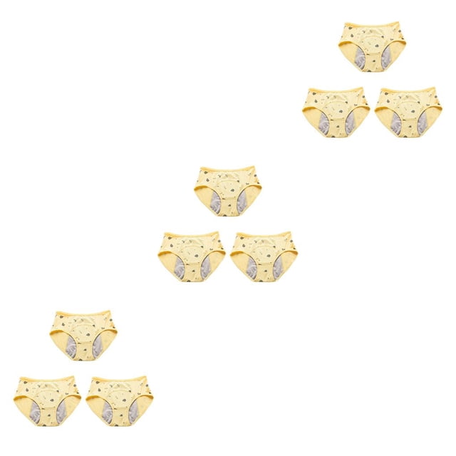 Minnieouse Bragas de período con estampado de dibujos animados, ropa interior menstrual fisiológica, calzoncillos de lencería, calzoncillos Type1 NO1