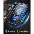thumbnail image 3 of Aspiradora inalámbrica de 580 W, 48 kPa, 65 minutos de uso, para el hogar, con cepillo antienredos y pantalla táctil OLED, recargable, ideal para pelo de mascotas, alfombras y suelos de madera., 3 of 5