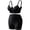 Black, variant on 2026 Womens 2 Piece Outfits Summer Yoga Outdoor Sports Bra Sleeveless Tops Sports Bra And Shorts Set