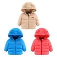 thumbnail image 5 of Toddler Boys Girls Winter Puffer Jackets With Ears Kids Hooded Coats Outerwear 1-5Y, 5 of 6