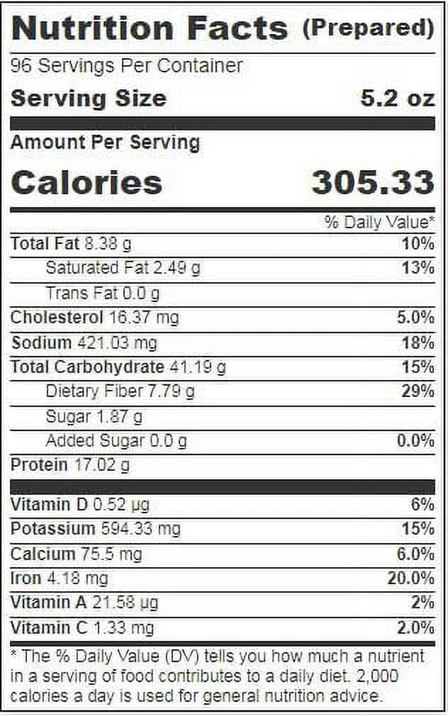 Los Cabos Burrito Beef & Bean Child Nutrition Individually Wrapped 5.2oz (PACK OF 96)