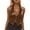 Brown, variant on Kureaily Women's Basic Neck Camisole Top For Music Festival Daily Wear Date Night Bar Outfit Versatile Staple Wardrobe Summer Basic Tanks