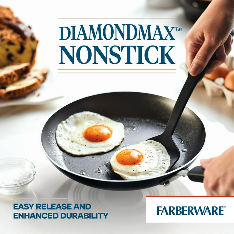 Farberware Reliance 8 Aluminum Nonstick Frying Pan Black : Target