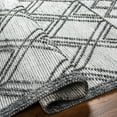 thumbnail image 5 of Hauteloom Gada Recycled Material Living Room, Bedroom Area Rug - Bohemian, Transitional - White, Light Slate, Black - 8' x 10', 5 of 8